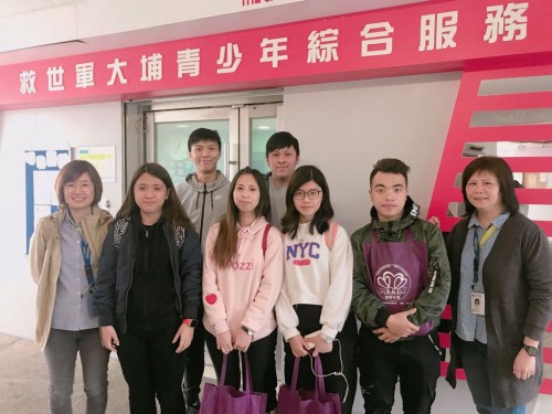 我校創新社會工作系學生往香港探訪救世軍