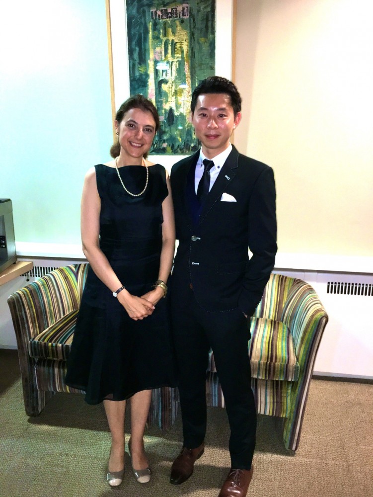 Left: Dr. Annamaria Motrescu-Mayes. Right: Dr. Jacky Ho